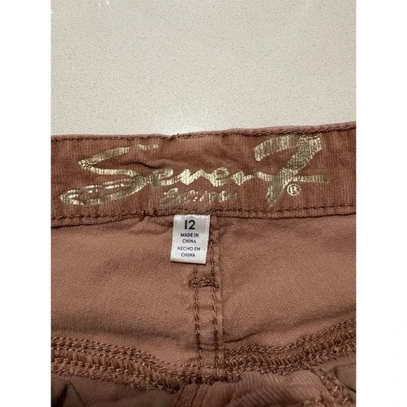 Seven 7 Women's Cordorouy Ultra High Rise Skinny Pants Sz 12 Stretch, Lot of 2 - Picture 13 of 14